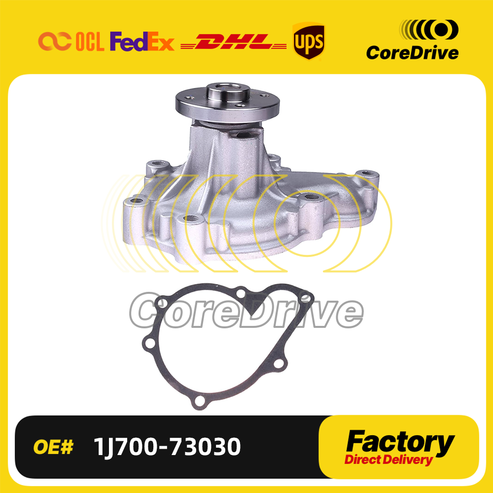 Water Pump 1J700-73030 for Kubota V2607 Engine KX057-4 U55 SSV65 SVL65-2 R530