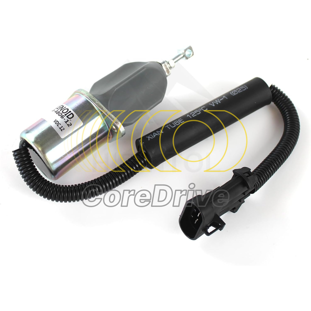 12V Fuel Stop Solenoid Replace SA-4806-12 For Kubota Excavator Disel Engine