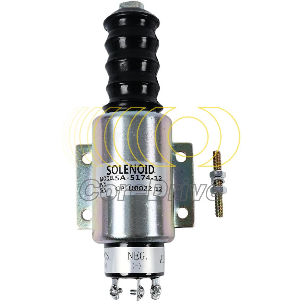 New 12V 3T Fuel Stop Solenoid Valve 2001ES-12E3U1B2S2 SA-5174-12 for Woodward