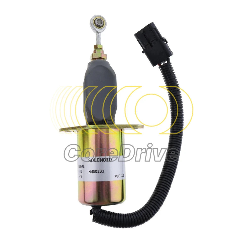 Fuel Shutoff Solenoid Valve 3935649 12V For Cummins 4B 6B 6C 5.9L & 8.3L Engines