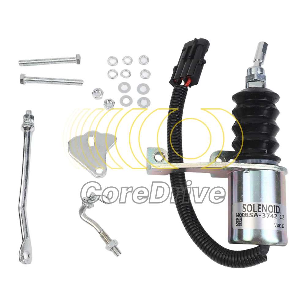 New 3932017 SA-3742-12 Fuel Shutoff Solenoid Valve for Deutz Bosch RSV Engine