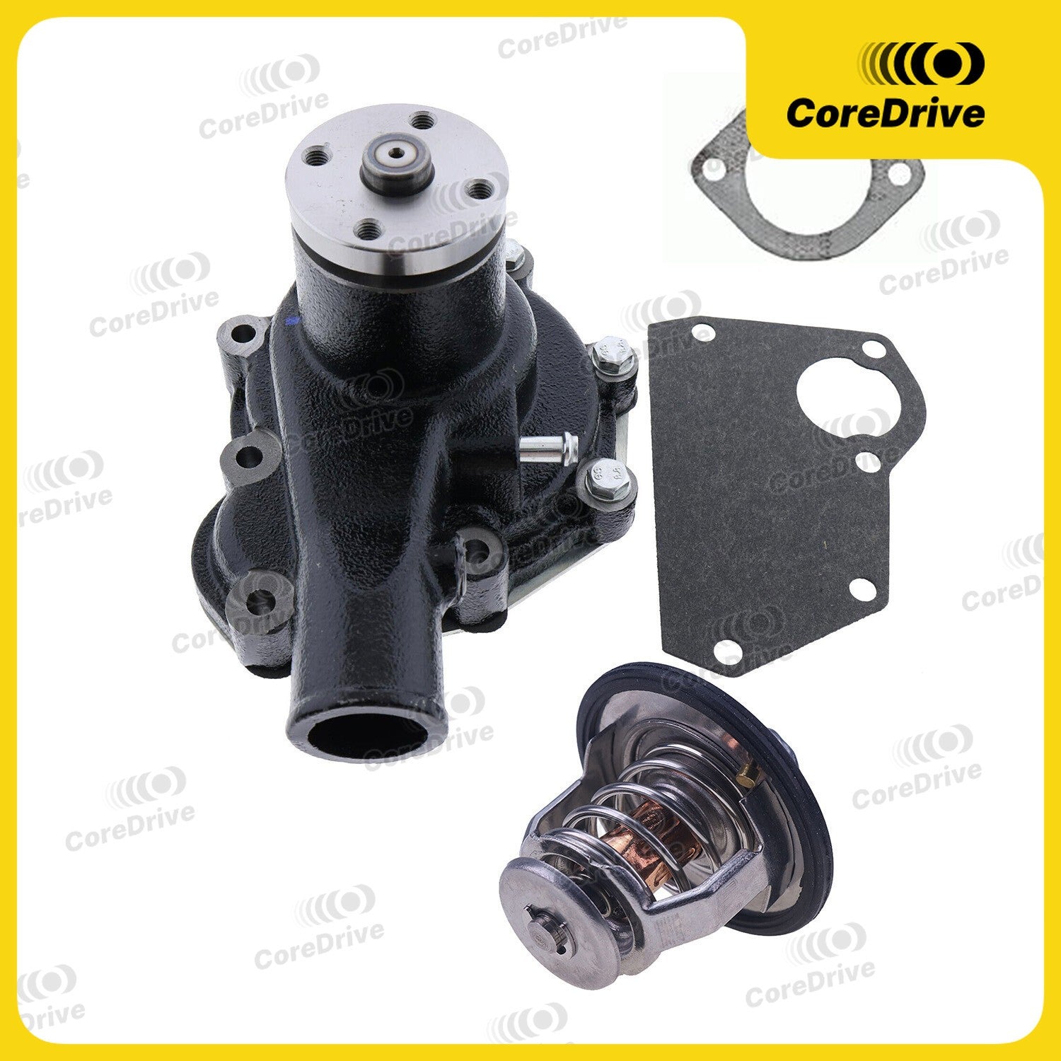 Water Pump 107-2473 & Thermostat 235-4960 w/ Gasket 235-4959 for CA# 3046 3044C
