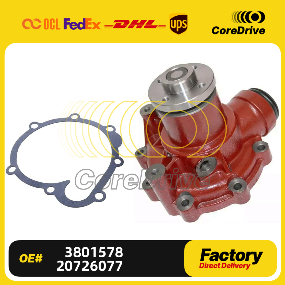 Water Pump 3801578 20726077 4256959 21727936 for Volvo Excavator EW140B EL70C