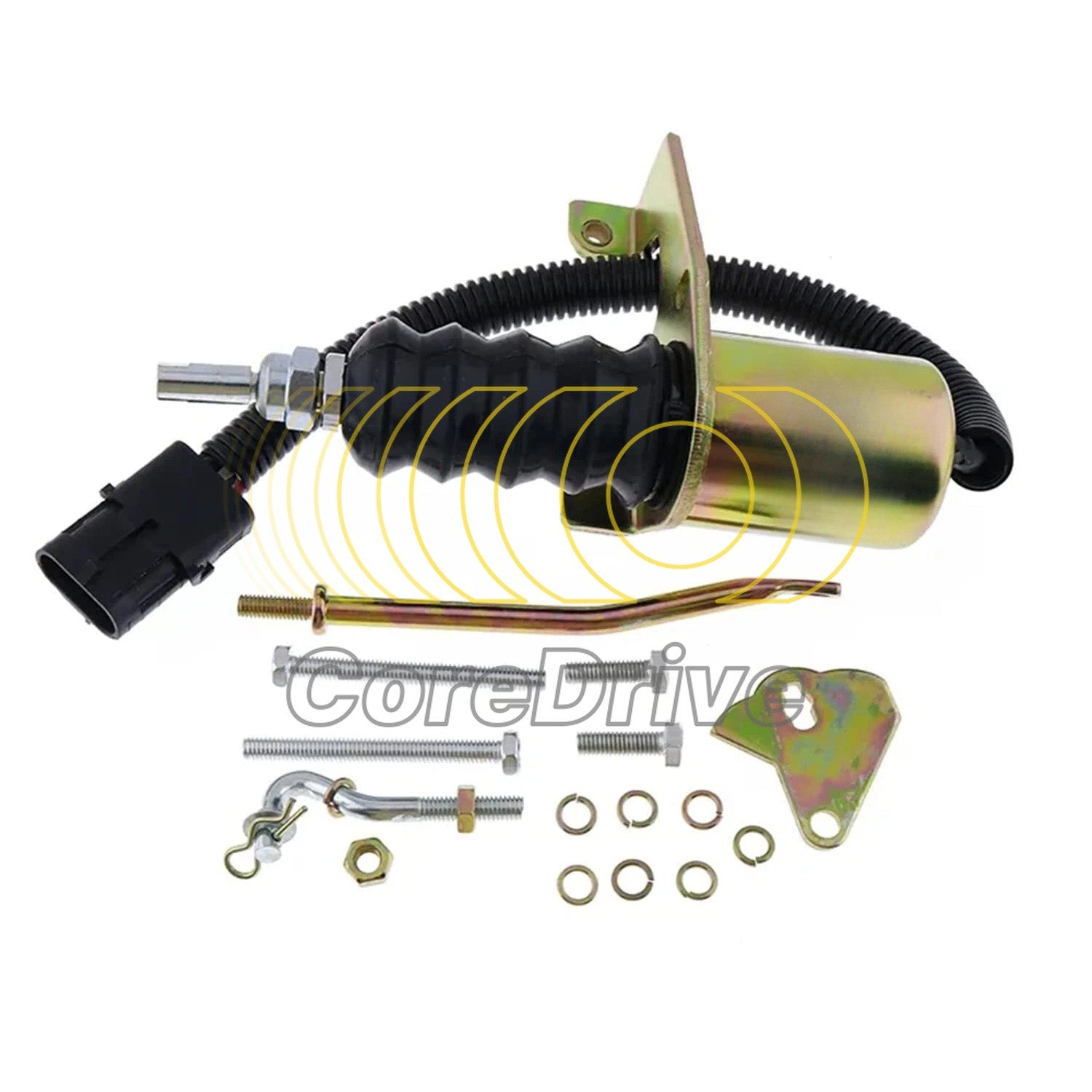 Fuel Shutdown Shutoff Solenoid SA-3799-12 1751ES 12 Volt For Deutz Bosch RSV