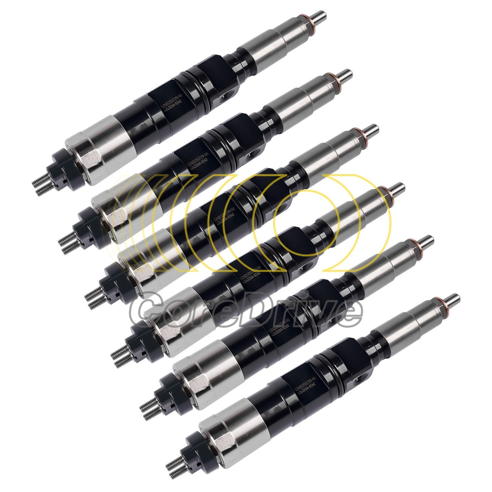 6PCS Fuel Injector RE529118 RE524382 095000-6490 for John Deere 6068 4045 Engine