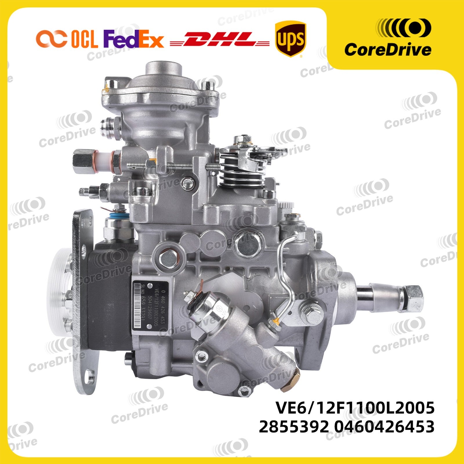 0460426453 VE6/12F1100L2005 2855392 504129607Diesel Fuel Pump for IVECO-FIAT FPT
