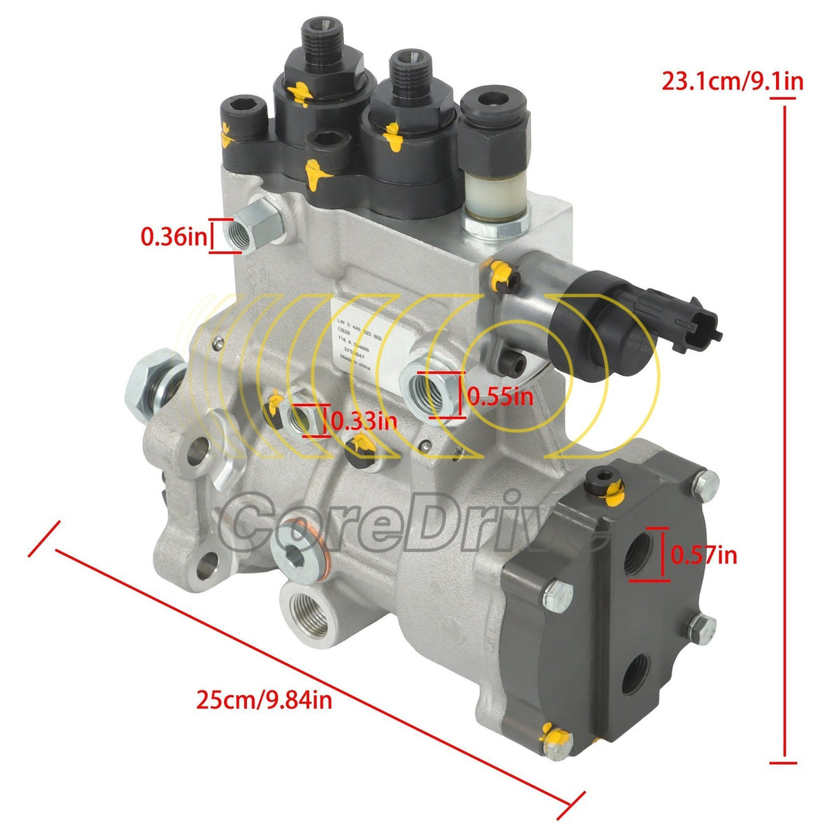 0445025602 Fuel Injector Pump 375-2647 for Caterpillar C4.4 C7.1 Perkins 1100