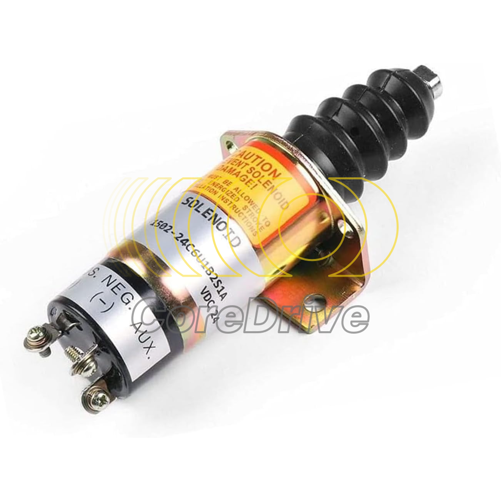 Fuel Shutdown Solenoid Valve SA-4849-24 For Cummins 6CT Engine Woodward 24V