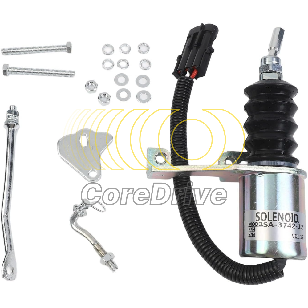 New 3932017 SA-3742-12 Fuel Shutoff Solenoid Valve for Deutz Bosch RSV Engine