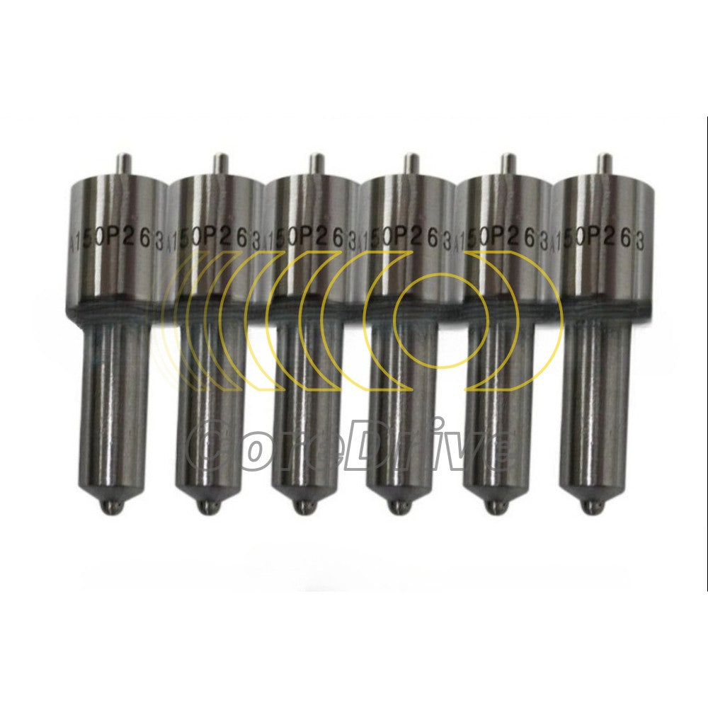 6Pcs Diesel Fuel Injector Nozzle Tips DLLA150P263 for Cummins 6LTAA 8.9-C220