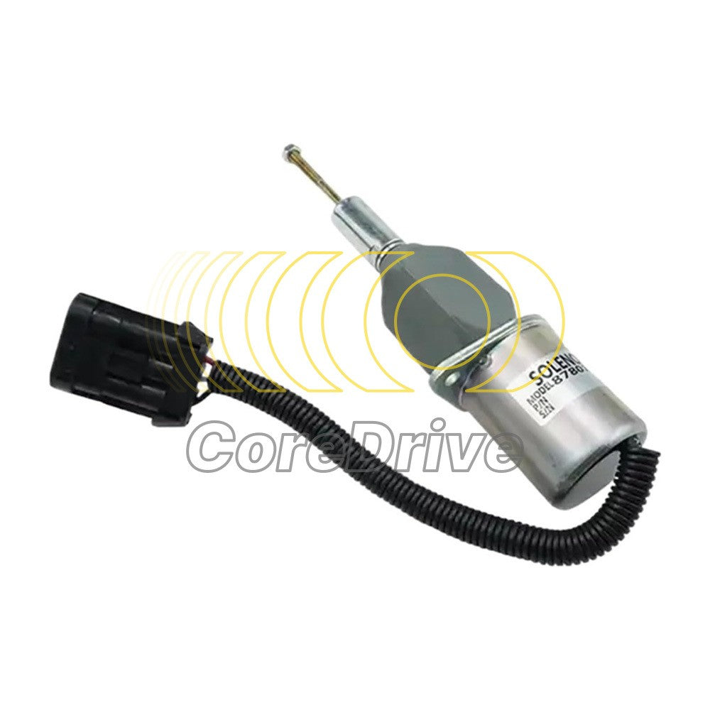 Fuel Shutoff Solenoid Valve 12V 87801213 for Holland 8670A 8770 8870A 8970