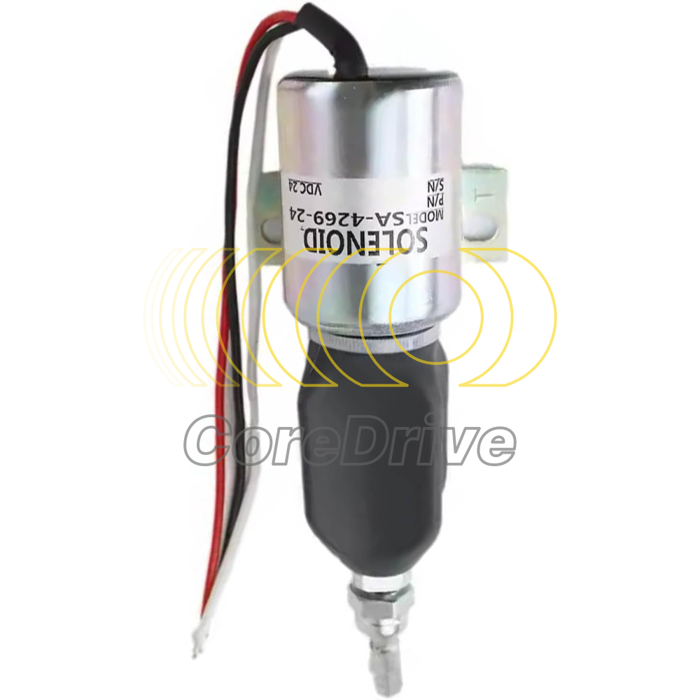 Fuel Shut Off Solenoid 3 Wires SA-4269-24 600-815-7550 forKomatsu Mitsubishi Eng