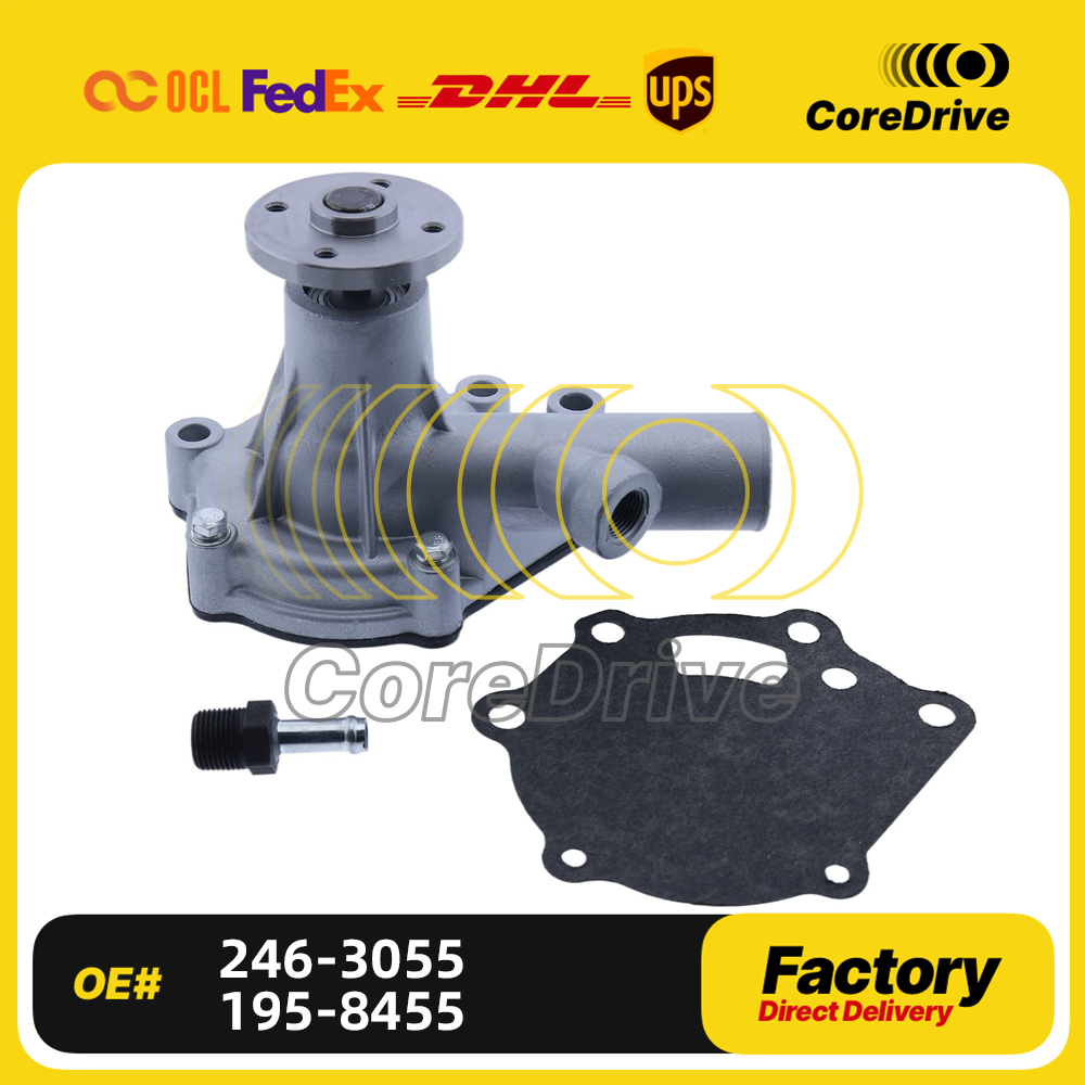Water Pump W/Gasket 246-3055 195-8455 272-0464 for CA# 303CR 304CR 305CR