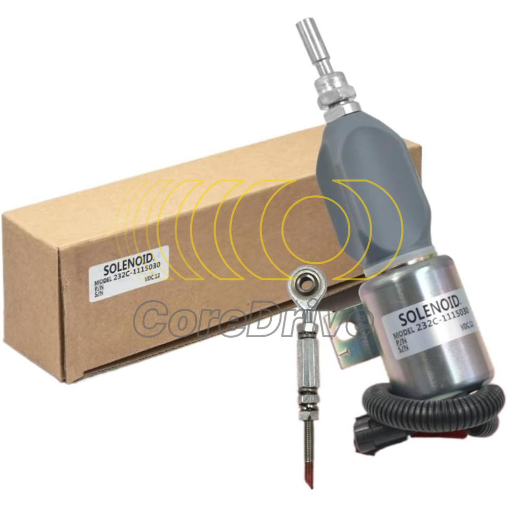 Fuel Shutdown Solenoid Valve 232C-1115030 24V for Yuchai DIESEL Engine 6112
