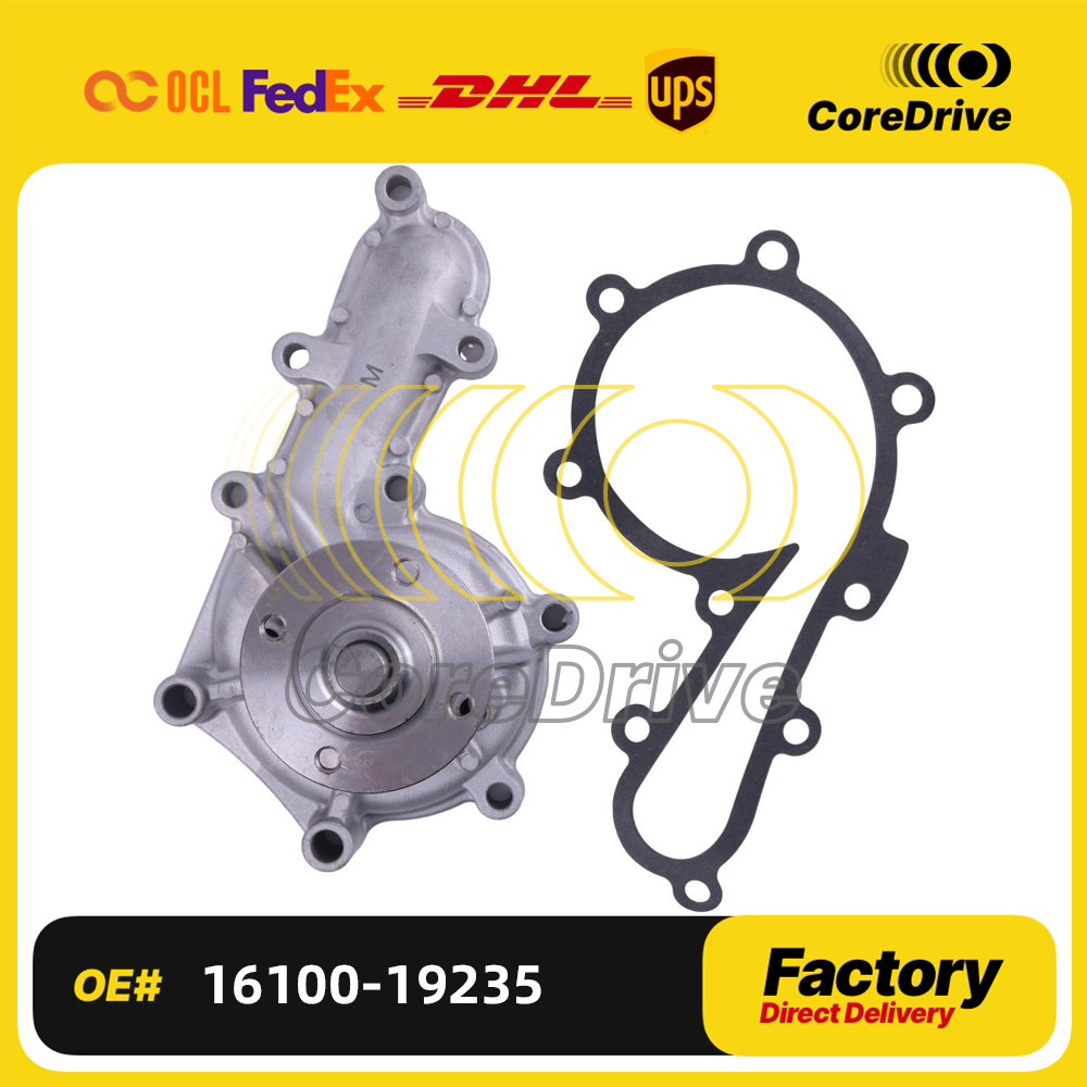 Water Pump 16100-19235 Replaces for Toyota 1HZ 1HD-T 1HDFT HDJ80 Engine