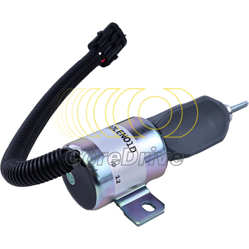 12V Fuel Shutoff Solenoid 1751ES-12E2UC3B1S1 For Woodward 1700 Series 1700-1508