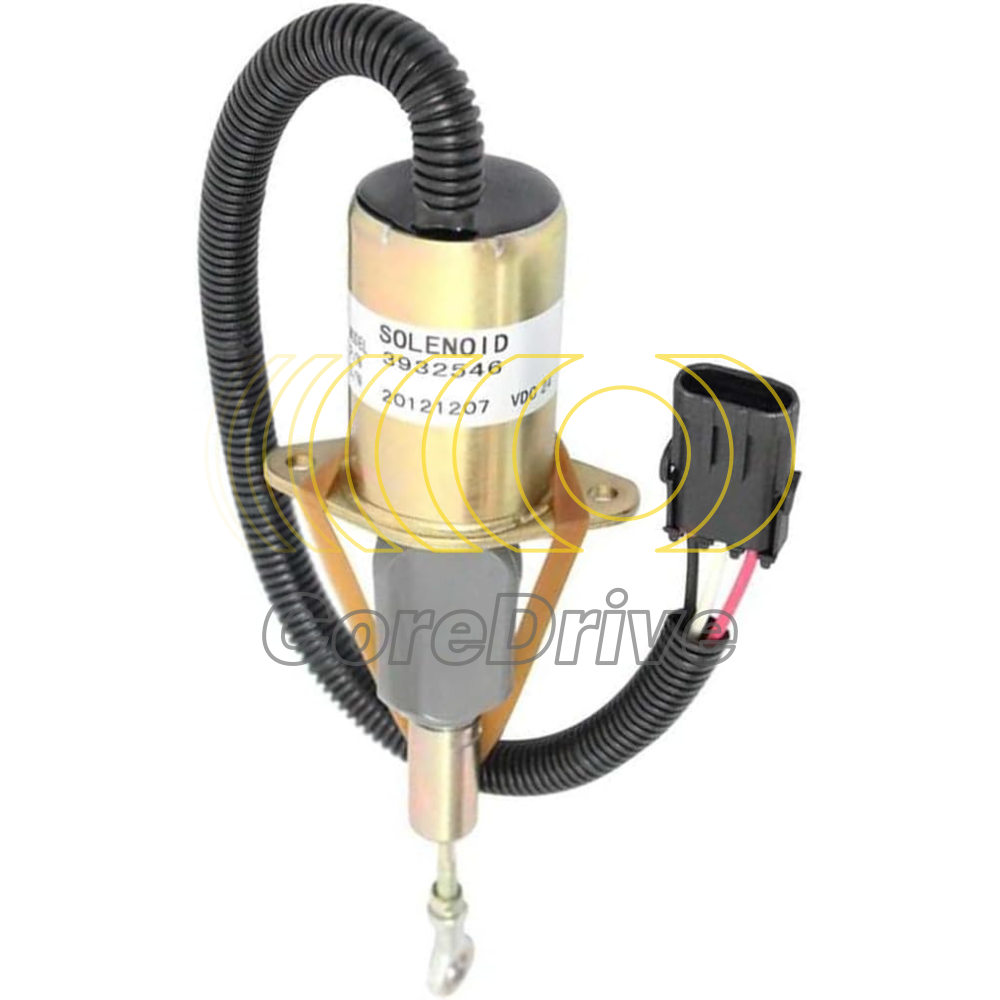 Fuel Shutdown Solenoid Valve 24V 3932546 SA-4639-24 For Cummins 6CT Engines