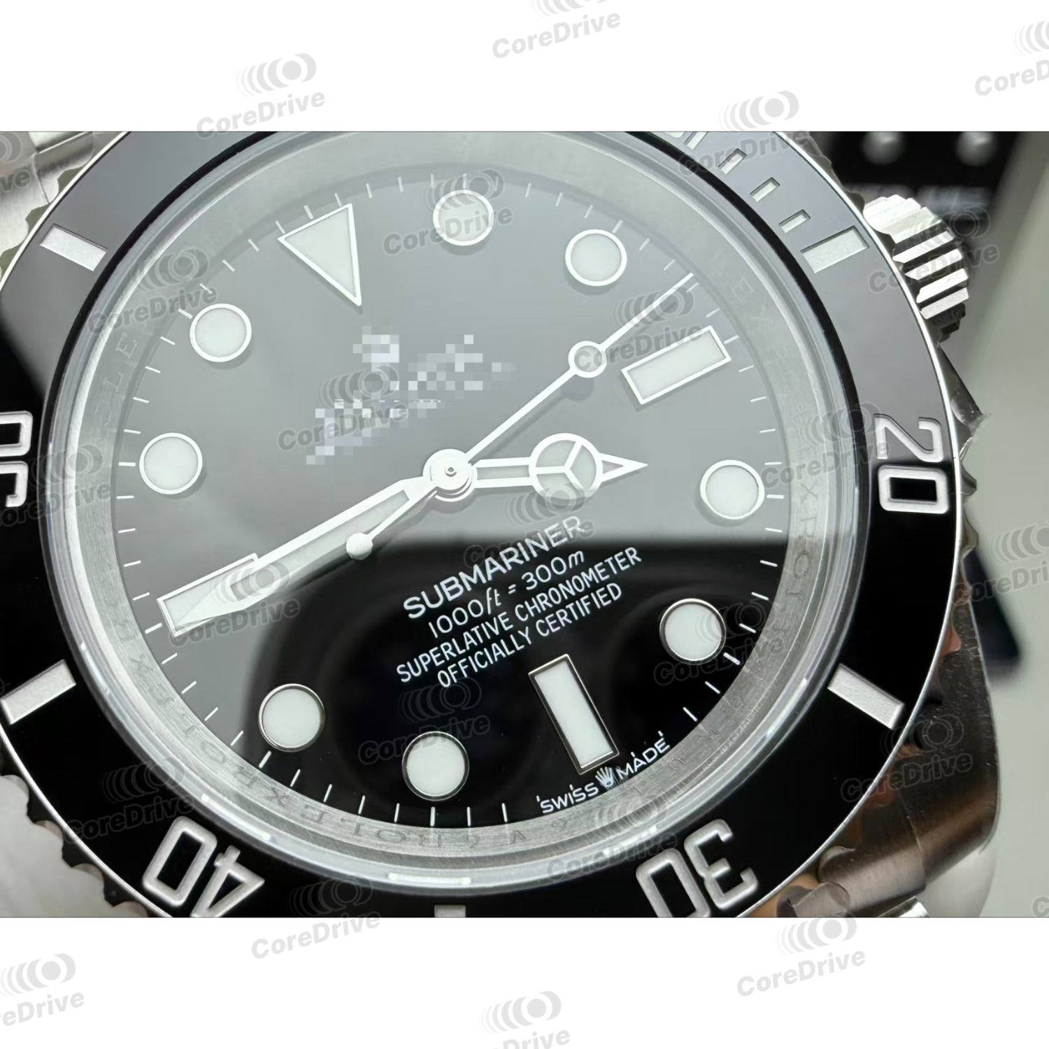 1900+Black water ghost dial+steel strap