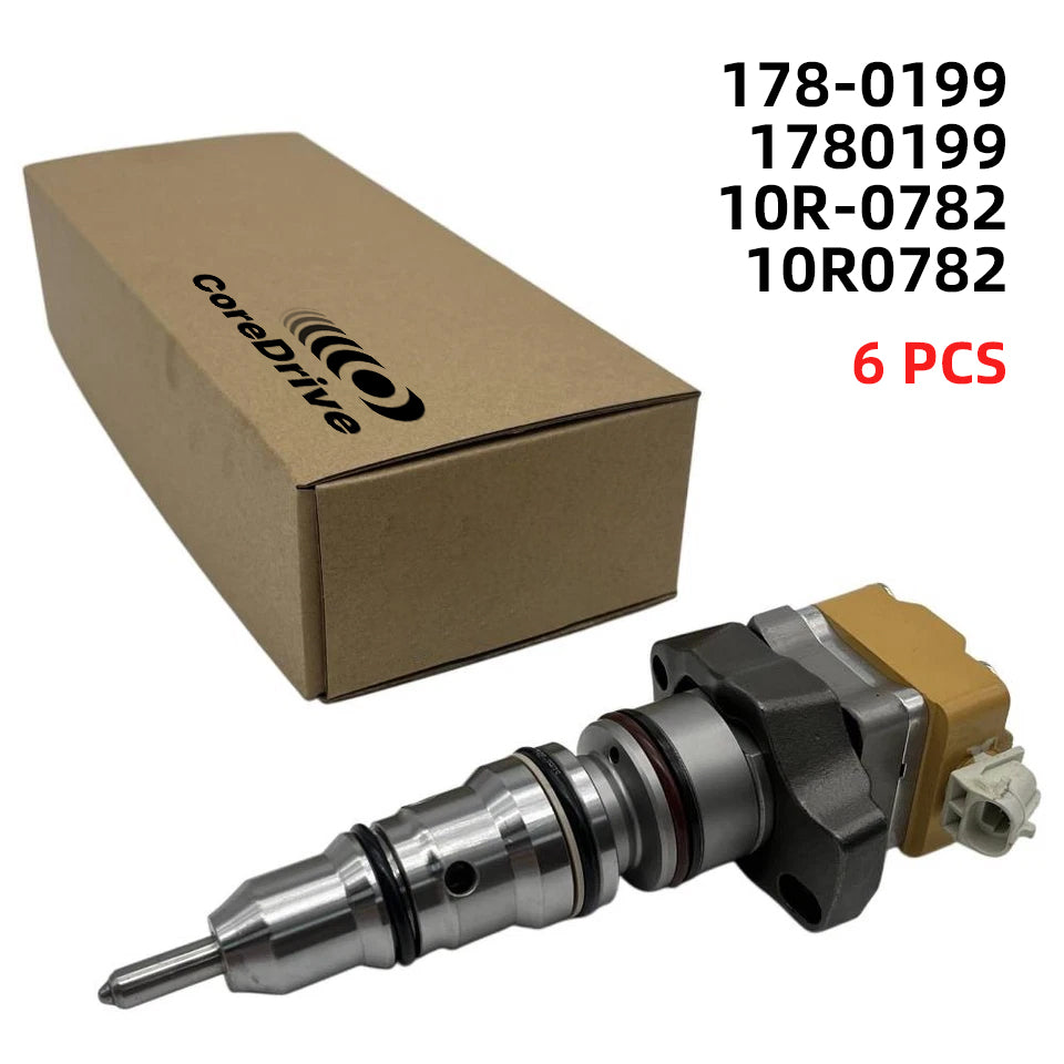 Compatible with Caterpillar CAT Engine C7 3126 Excavator E325C Fuel Injector 1780199 1774754 178-0199 Fits 6pcs