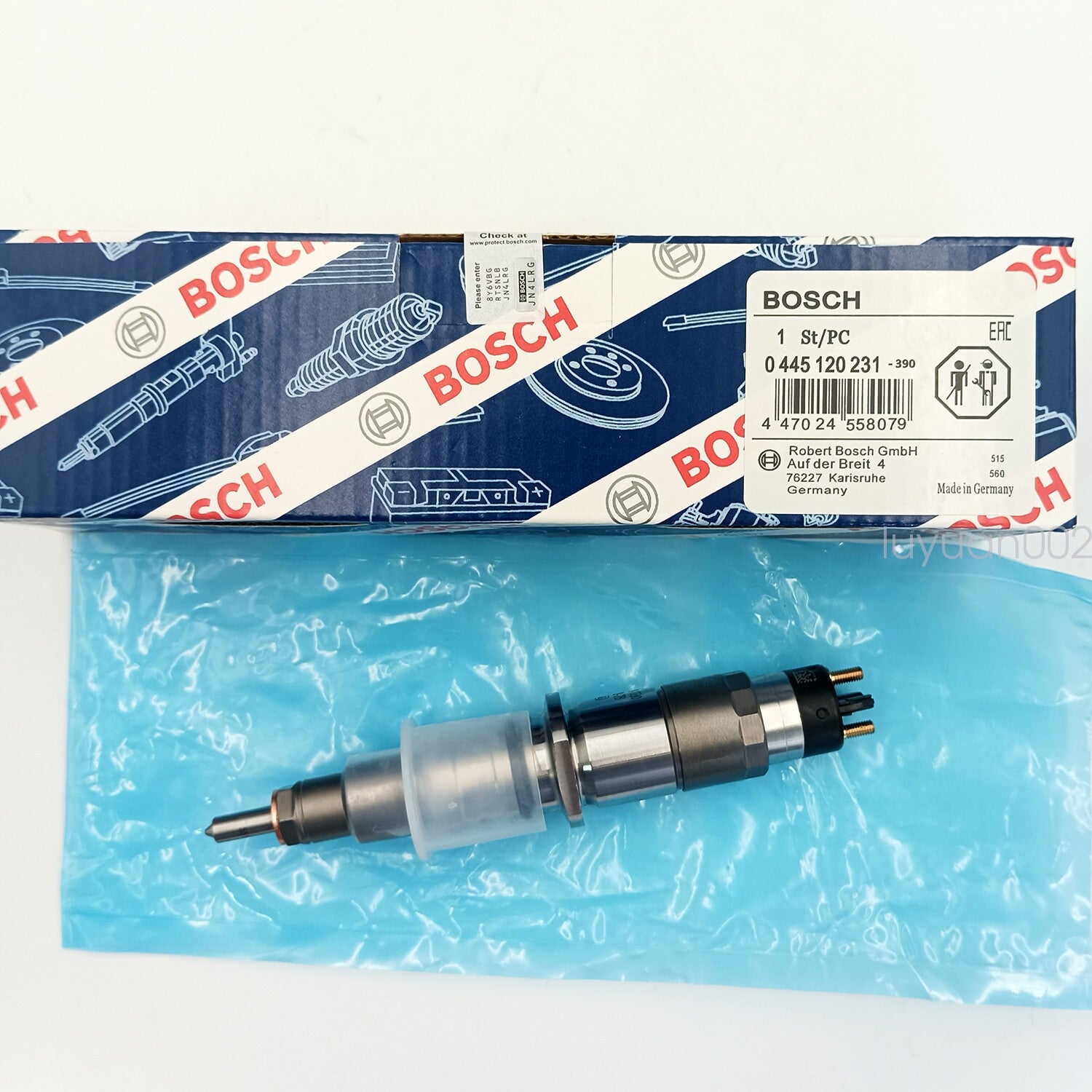 New Diesel Fuel Injector 0445120231 For Hyundai HL770-7A QSB5.9 6.7 3976372