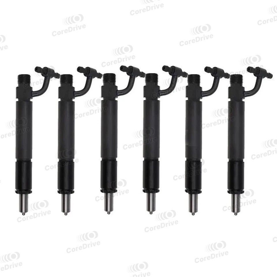 6Pcs Fuel Injector w/Nozzle 781696 Compatible with Navistar DT360 DTA360 Engine