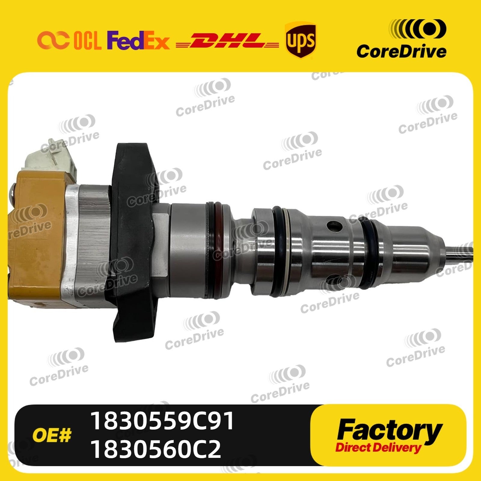 1* NEW Fuel Injector 1830559C91 1830560C2 For Navistar Engine DT466E DT530E 7.6L