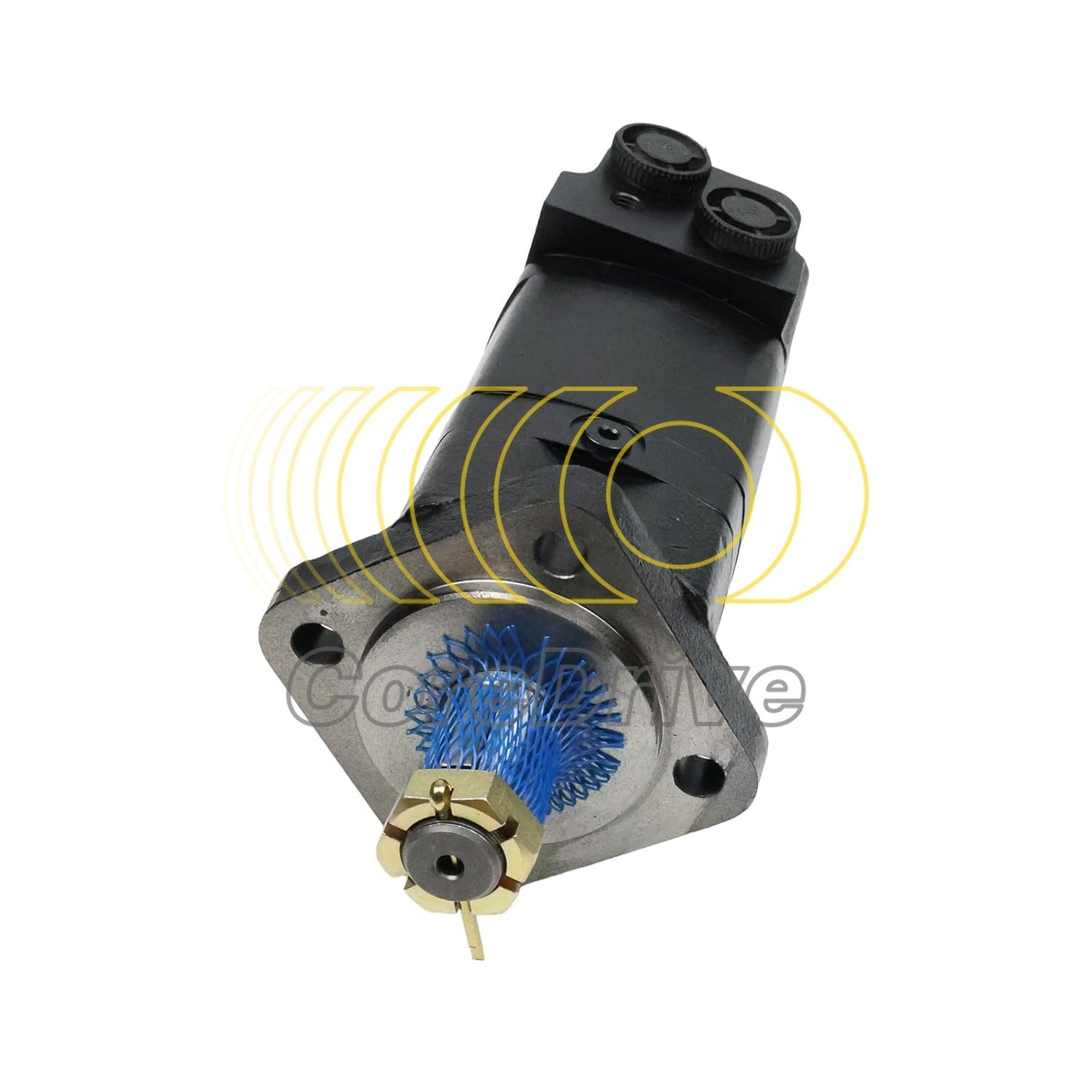 257-9370 2579370 OMS 400 Hydraulic Orbital Motor 151F2296 Compatible with CAT Caterpillar Utility Broom BU115 BU118